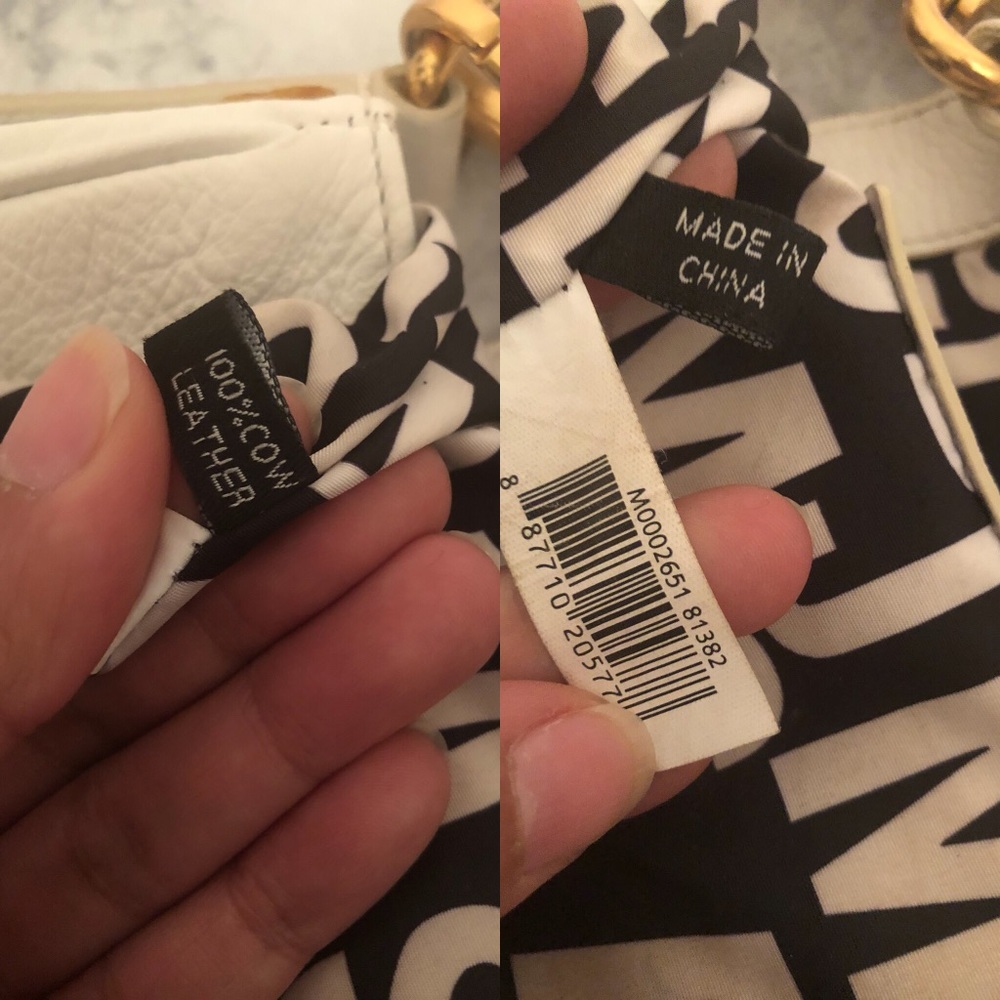 MARC JACOBS WHITE HOBO / Leather crossbody bag - Picture 8 of 8